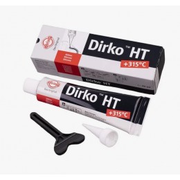 006553 Герметик Dirko HT черный силиконовый 70мл (от -60С до +315С) Герметик силиконовый