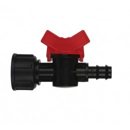 Кран для трубки 16мм 3/4" внут х 16мм